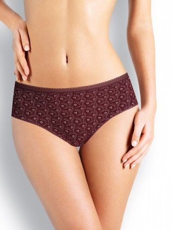 Фото 1 Трусики Clever из коллекции Fashion, цвет: бордовый, вид спереди