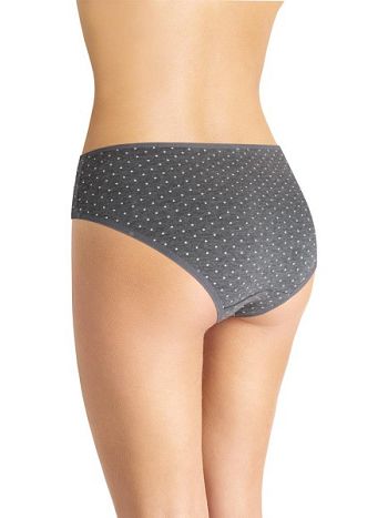 Фото 2 Трусики Clever из коллекции Fashion, цвет: т.серый меланж, вид сзади