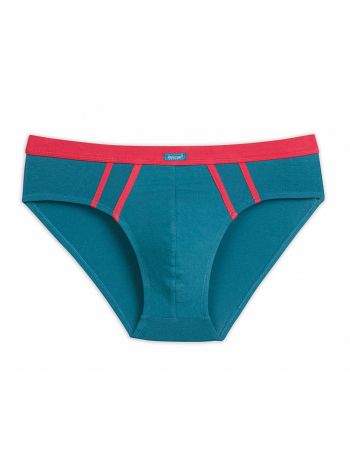 Фото 3 Трусы Pelican из коллекции Base Man, цвет: темно-зеленый, вид спереди