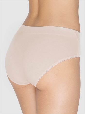 Фото 4 Трусики Vis-A-Vis из коллекции Delicate, цвет: светло-телесный, вид сзади