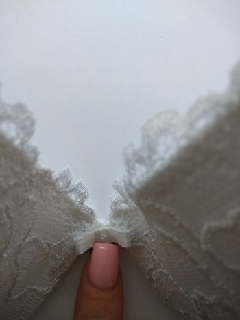 Фото 2 Бюстгальтер Lormar, цвет: белый, вид спереди