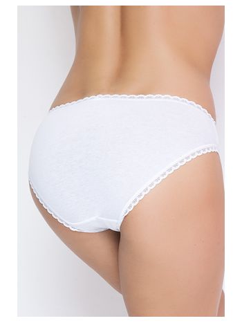 Фото 6 Трусики Vis-A-Vis из коллекции Basic, цвет: белый, вид сзади