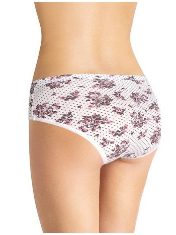 Фото 2 Трусики Clever из коллекции Fashion, цвет: молочный/розовый, вид сзади