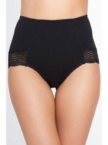 Фото 6 Трусики Vis-A-Vis из коллекции Delicate, цвет: черный, вид спереди