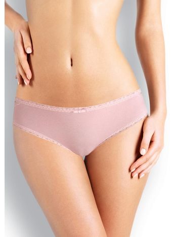 Фото 5 Трусики Clever из коллекции Color basic, цвет: светло-розовый, вид спереди
