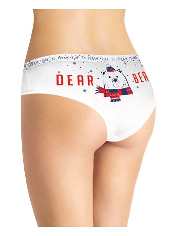 Фото 2 Трусики Clever из коллекции Fashion, цвет: молочный, вид сзади