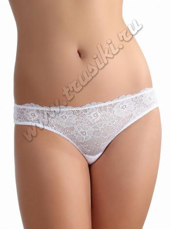 Фото 6 Трусики Innamore из коллекции Basic Lace, цвет: белый, вид спереди