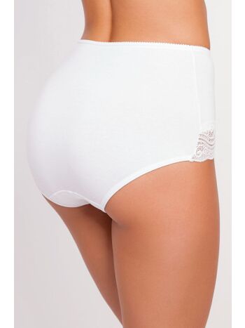 Фото 9 Трусики Vis-A-Vis из коллекции Delicate, цвет: белый, вид сзади