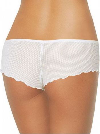 Фото 3 Трусики Intri из коллекции Classic, цвет: белый, вид сзади