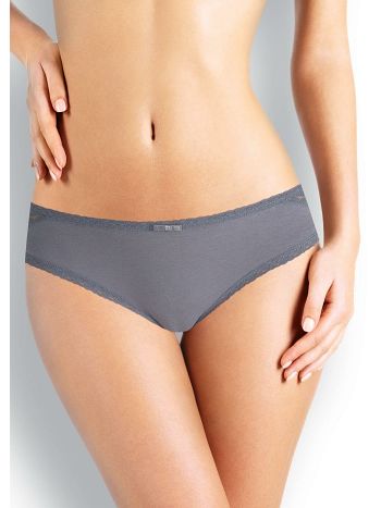 Фото 4 Трусики Clever из коллекции Color basic, цвет: серый, вид сзади