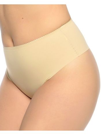 Фото 2 Трусики Intri из коллекции Invisible Slim, цвет: бежевый, вид спереди