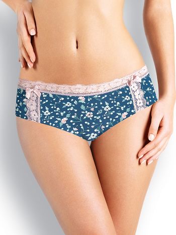 Фото 3 Трусики Clever из коллекции Fashion, цвет: синий/розовый, вид спереди