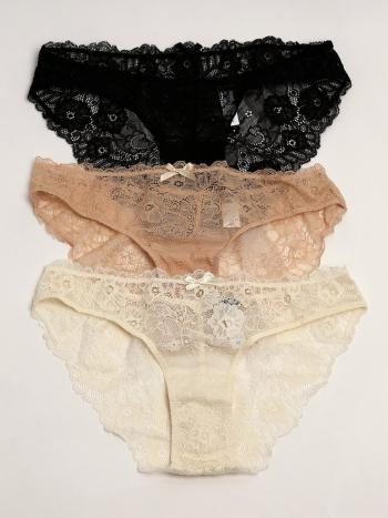 Фото 7 Трусики Innamore из коллекции Basic Lace, цвет: белый, вид сзади