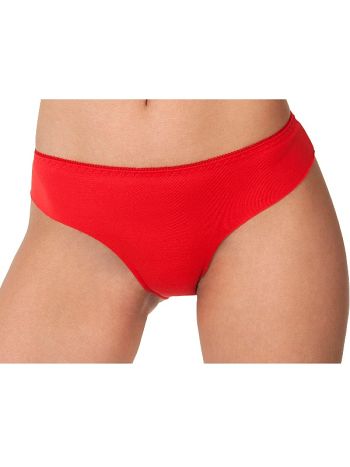 Фото 2 Трусики Dentelle из коллекции Invisible, цвет: красный, вид спереди