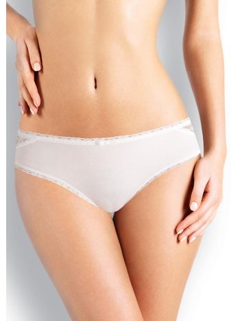 Фото 6 Трусики Clever из коллекции Color basic, цвет: молочный, вид спереди