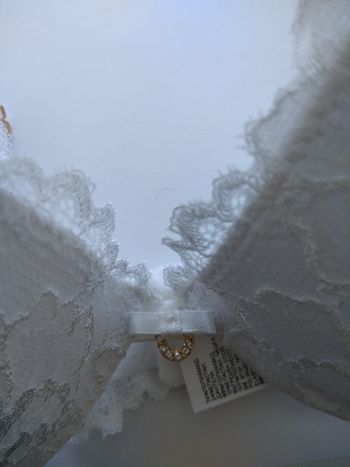 Фото 2 Бюстгальтер Lormar, цвет: белый, вид спереди