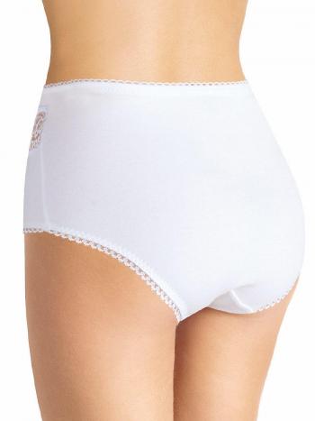 Фото 2 Трусики Clever из коллекции Classic, цвет: белый, вид сзади