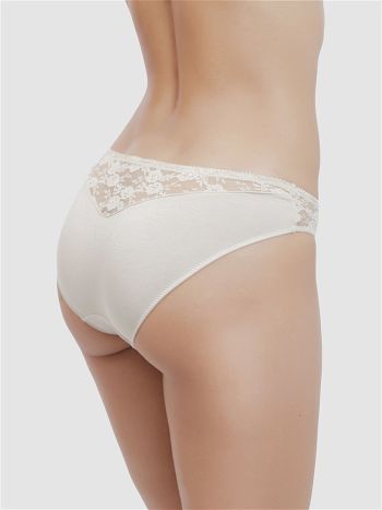 Фото 4 Трусики Vis-A-Vis из коллекции Delicate, цвет: светло-телесный, вид сзади