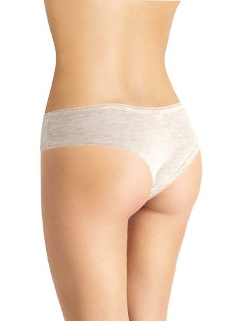 Фото 2 Трусики Clever из коллекции Fashion, цвет: бежевый, вид сзади