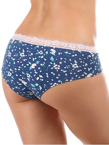 Фото 2 Трусики Clever из коллекции Fashion, цвет: синий/розовый, вид сзади