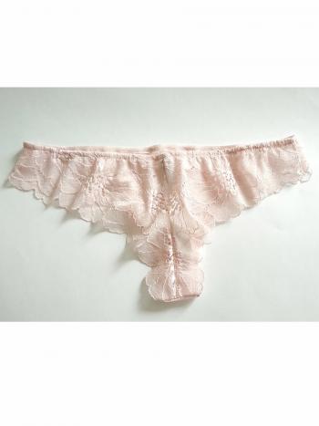 Фото 12 Трусики Lormar из коллекции Idolo, цвет: бледно-розовый, вид спереди