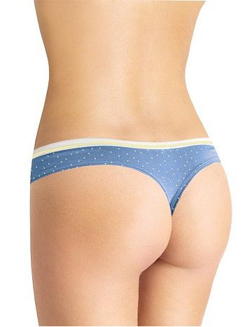 Фото 2 Трусики Clever из коллекции Fashion, цвет: темно-голубой, вид сзади