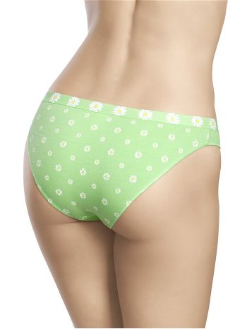 Фото 2 Трусики Pelican из коллекции Base Women, цвет: зеленый, вид сзади