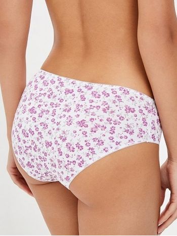 Фото 2 Трусики Vis-A-Vis из коллекции Fashion, цвет: белый, вид сзади