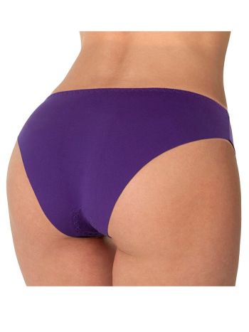 Фото 1 Трусики Dentelle из коллекции Invisible, цвет: фиолетовый, вид сзади