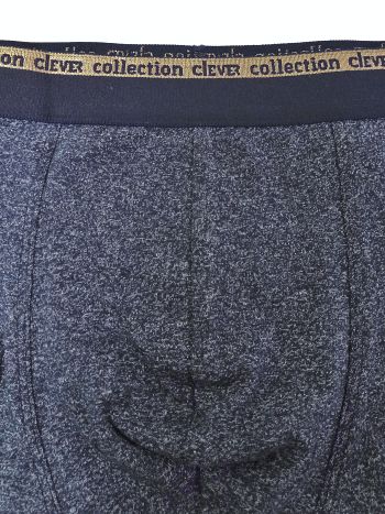Фото 2 Трусы Clever из коллекции Cotton, цвет: джинсовый, вид спереди