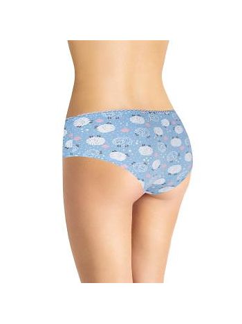 Фото 2 Трусики Clever из коллекции Fashion, цвет: голубой, вид сзади